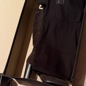 Black Knee-High Boots